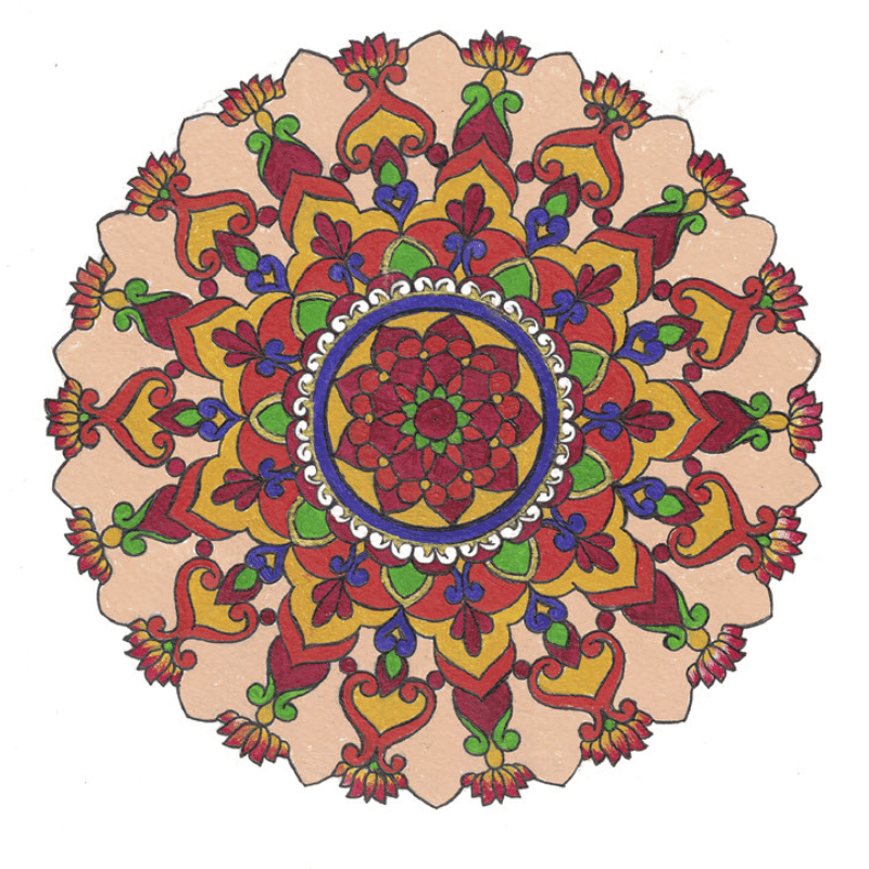 Peace Ornate Mandala
