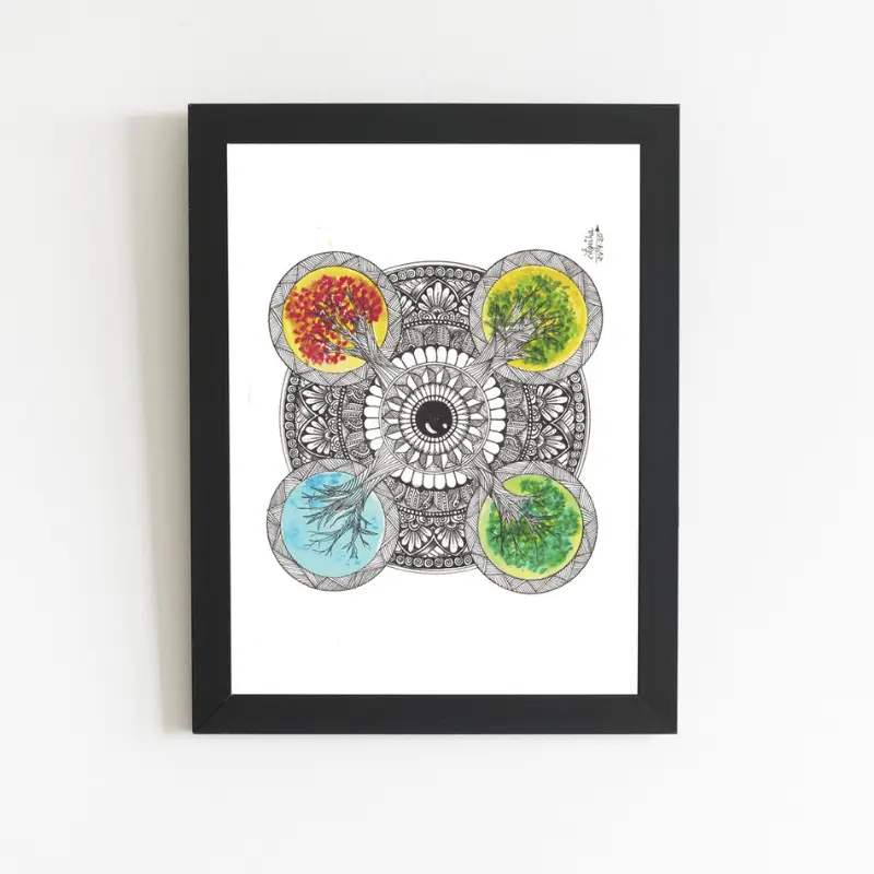 Home 16 Hand-painted Tree of Life artwork with intricate roots and branches – mypaintingstories