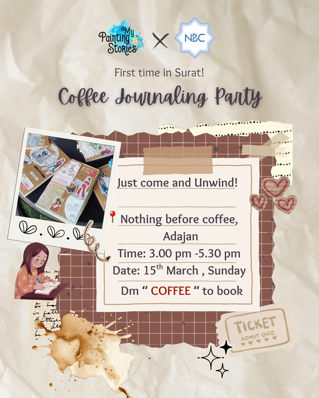 Nothing before coffee, Adajan, Surat