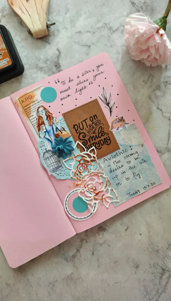 journaling party - journaling notebook - workshop in surat - mypaintingstories