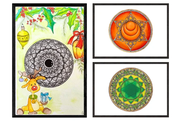 sacred geometry ornate mandala art