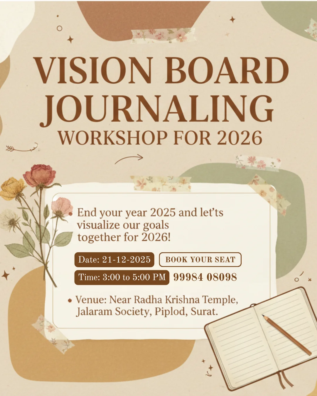 vision board journal 2026 mypaintingstories
